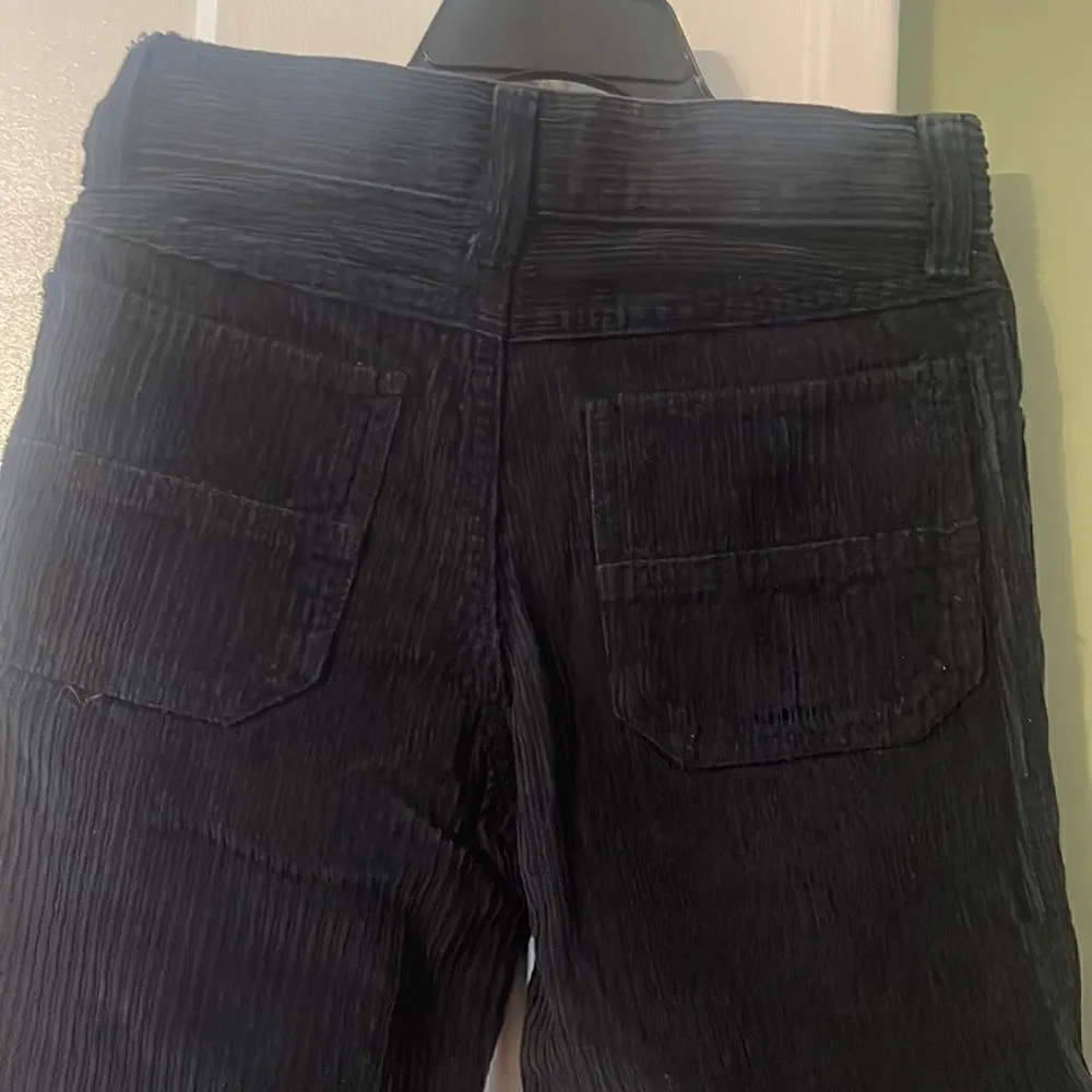 Gymboree black corduroyed pants  Size 4 NWT Black